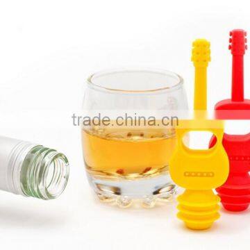 Guitar Silicone Wine Stopper,Wine Saver,Bottle Cap photo-3