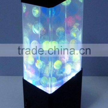 New Arrival LED Colorful Changing Decorative Volcanic Lights, Flashing Jellyfish Light, Table Mini Aquarium With LED Light photo-4