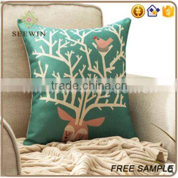 latest customized living room linen cushion