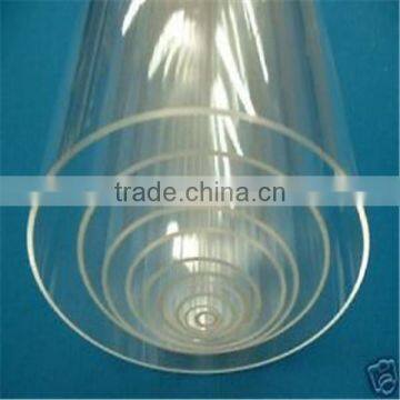 custom size clear hollow acrylic tube/clear round acrylic tube