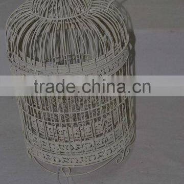 Big Round White Birdcage
