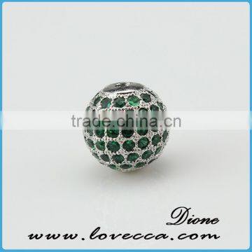 Fine Charm Design Micropave Bead ,DIY Beads for Jewelry photo-4
