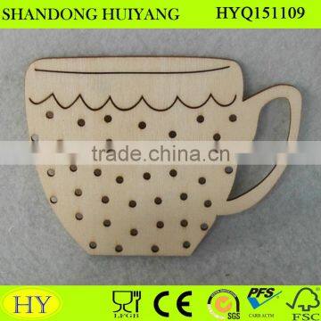 lovely custom cheap plywood wooden coaster wholesale