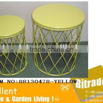 Set of Two Metal Round Chair photo-5