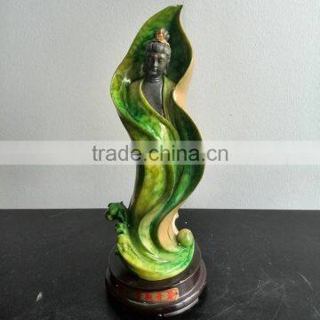 Resin leaf decoration