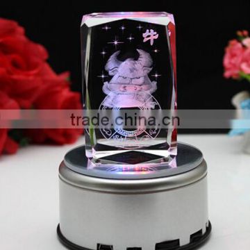 Aries LED 3D Crystal Gift For Promotion