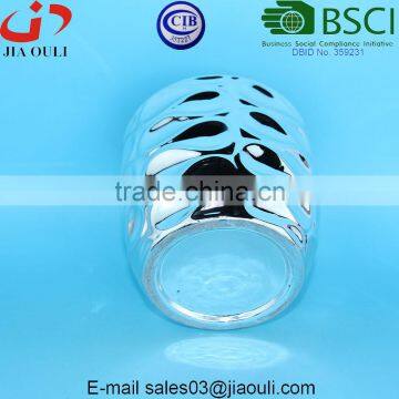 Metal Electroplating Silver Ceramic Planter Pot photo-5