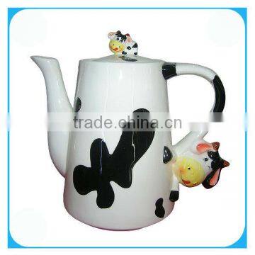 Ceramic kitchenware cow series soy bottle