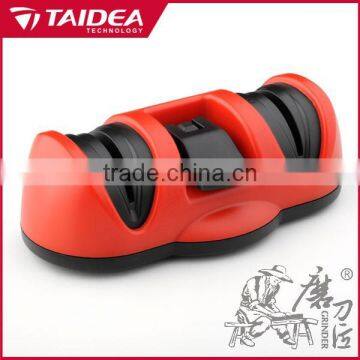 GRINDER 2 Stages Diamond and Ceramic Knife Sharpener with Suction Pad