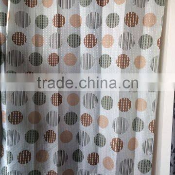 Fashion Design Bath Curtain, 100% Polyester Bath Curtain