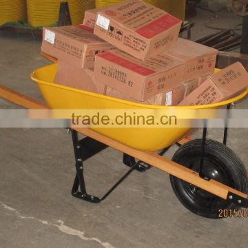 wood handle heavy duty wheel barrow