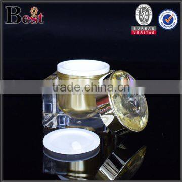 Square Shaped Empty Acrylic Cosmetic Jar 1oz photo-4