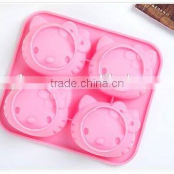 Pink Silicone Cake Molds Baking Tools
