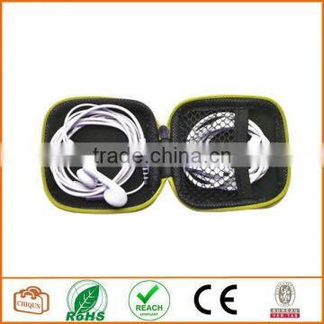 Yellow Color Square Shaped Carrying Hard Case Storage Bag for MP3/MP4 Bluetooth Earphone photo-4