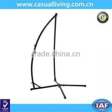 Black Steel Durable "X" Frame Stand for Hanging Hammock Chairs