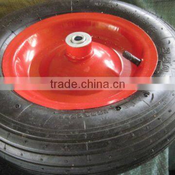 semi-pneumatic rubber wheel PR1804/3.5-4