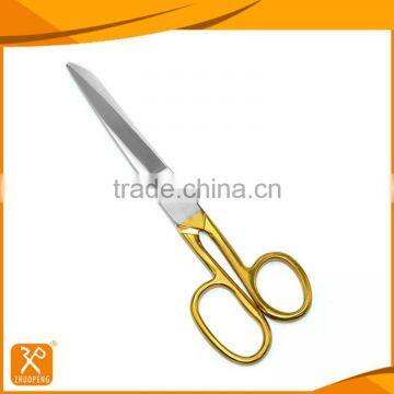 Full Stainless Steel Scissors With Gold-plating Handle photo-6