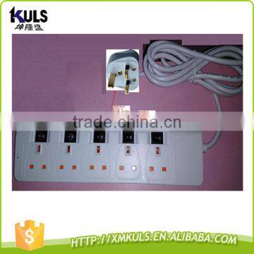 High Quality Security Professional Electrical 5 Switch Socket photo-2