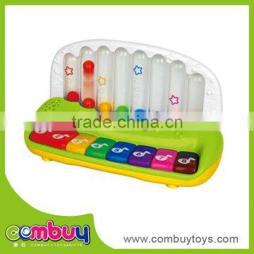 High quality baby plastic musical instrument mini piano marbles toy