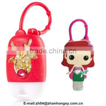Wholesale Cheap Custom Silicone Bracelet Key Ring for Sale photo-2