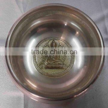 Best Selling Silver Plated Tibetan Meditation & Healing Singing Bowl photo-4
