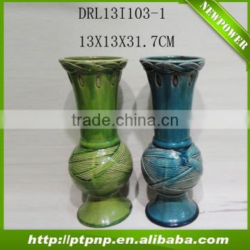 Beauty home and garden decoration ceramic flower vase