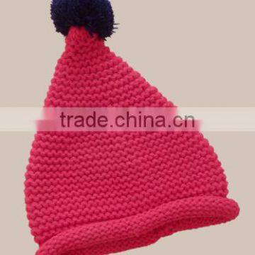 Children's Knitted Cap in the Spring and Autumn of 2016 photo-4