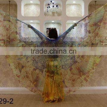 2016 new printed belly dance isis wings for sale M6029-2