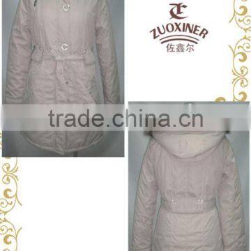 Ladies winter coat with hood