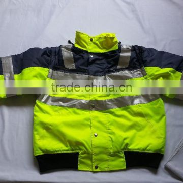 EN471 hi vis coat safety jackets mens