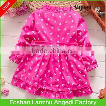 2017 Children Trendy Clothing Winter Baby Girl Cute Long Coat Princess Design Girl's Autumn/winter Outerwear Coat photo-3