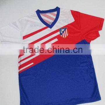 100% polyester soccer uniform, cheap sublimation print soccer jersey clothes