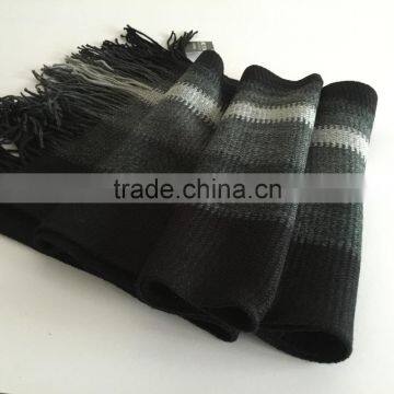 Strip Fashion Young Winter Men Scarfs Cashmere Factory photo-5