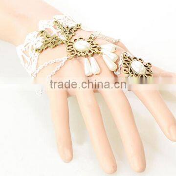 2015 Hot Selling Lace Bracelet&ring Sets Bride Wedding Jewelry Set Wholesale photo-2