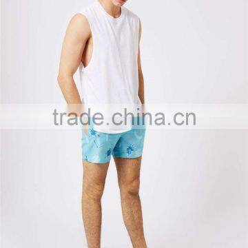 MGOO Foshan Manufacturer Custom Sublimation Print Mens Boardshorts Swimwear Mesh Inside DrawString Elastane Waistband photo-3