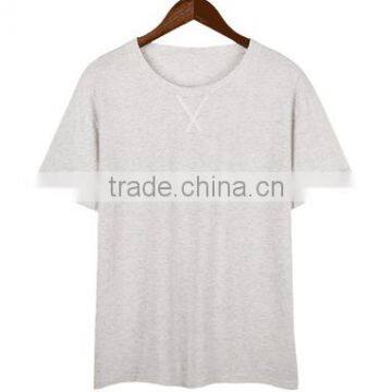 Han Edition Short-sleeved Cotton Pure Color T-shirt Female 2017 Summer Big Yards Joker photo-3