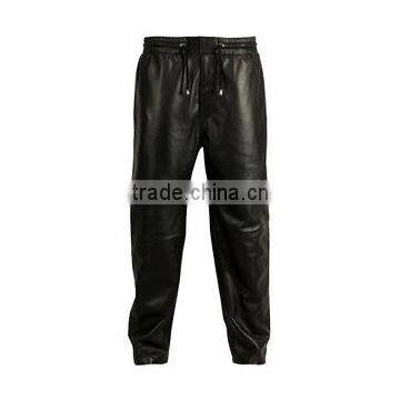 Red Mens Jogging SweatPants lambskin