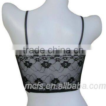 Seamless Women's Underwear Transparent Lace Bra Top Fashion Ladies Underwear Tube Bra photo-3