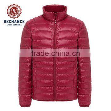 OEM Service Men Ultra Light Black Winter Down Jacket Packable Lightweight Coat Short Outwear PQ401 photo-4