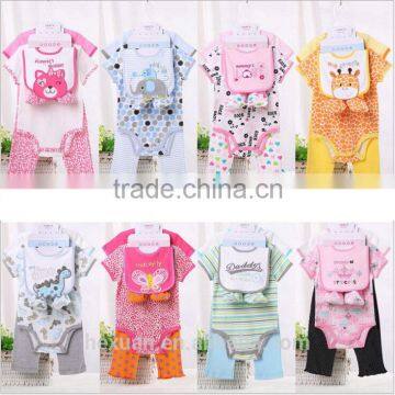 100%cotton 2016 Summer Baby Romper Girl Clothing Set Sleeveless Romper photo-2