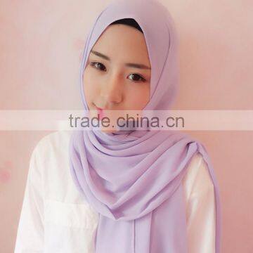 Muslim Scarf Pearl Chiffon Solid Color Long Towel Summer New National Customs of the Hui Multi-color photo-6