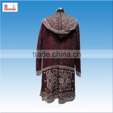 Jacquard Sweater 100%Acrylic Lady Top Sweater photo-2