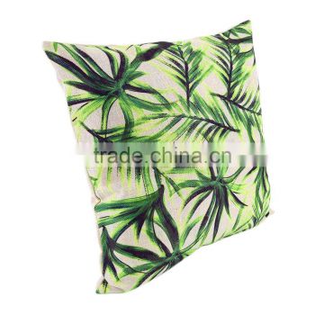 9 Types High Quality Beautiful Tropical Plants Floral Printed Cotton Linen Pillow Cover Home Chair Cushion Decorative Cover