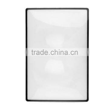 180x120mm Hot Selling Convinient A5 Flat PVC Magnifier Sheet X3 Book Page Magnification Magnifying Reading Glass Lens photo-3