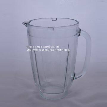 Cheap 1.5 liter transparent blender parts glass cup A16-1