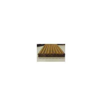 Anti-moldy Bamboo decking or terrace bamboo flooring is installed outside