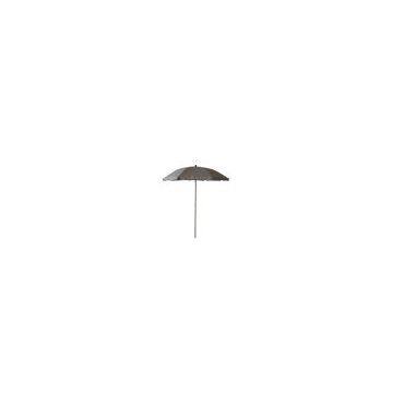 Steel Market Umbrella, Solid Fabric