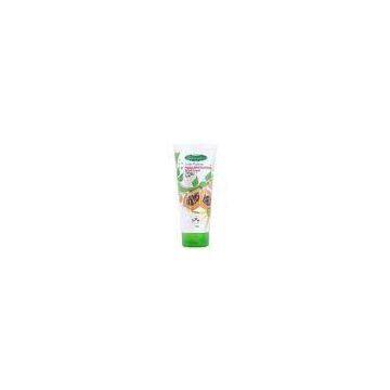 Offset , silk screen Scrub Cream flat screw cap plastic oval matte tubes