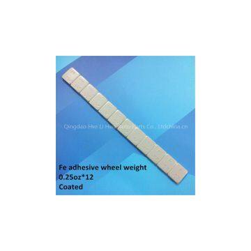 Plastic coated Fe stick-on wheel balance weight