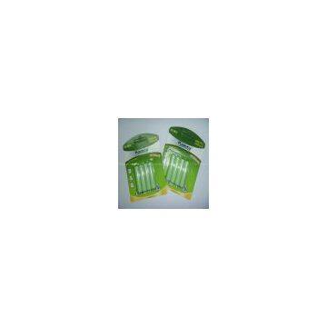 Ni-MH AAA 1000mAh 1.2v Rechargeable Battery Blister Card Packing